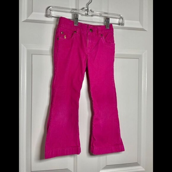 Ralph Lauren Fuchsia Pink Corduroy Jeans Girls Size 5 - Picture 13 of 15